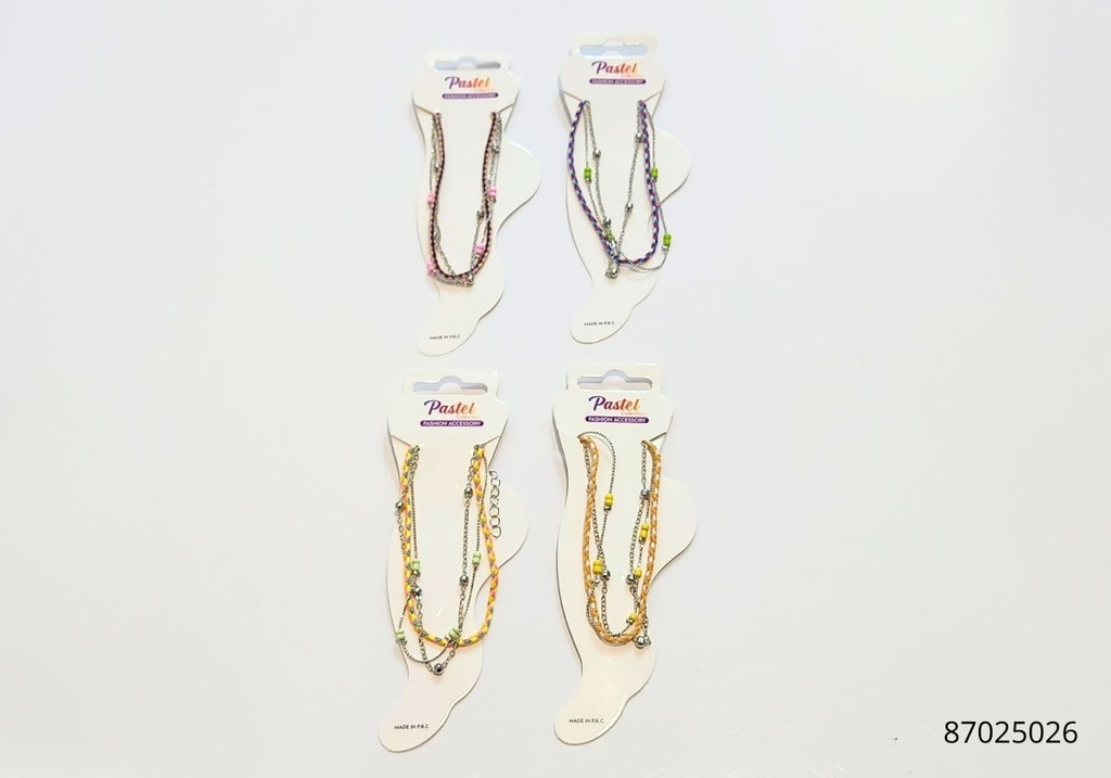 TOBILLERAS SET DE 3 COLORES