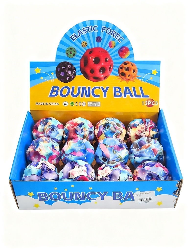 PELOTAS STITCH BOUNCY BALL