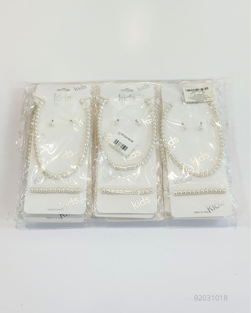 COLLARES PERLAS PARA NIÑAS