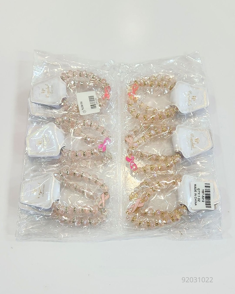PULSERAS PEPAS CONTRA EL CANCER DE MAMA