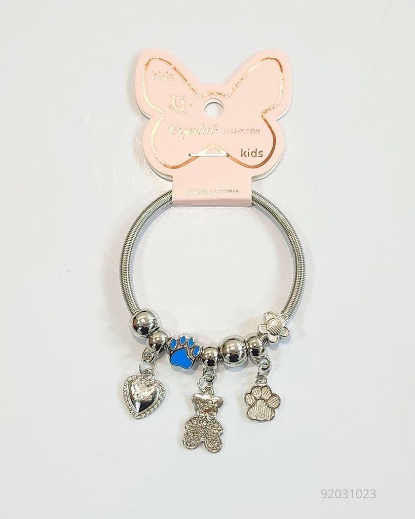 PULSERAS PANDORAS PARA NIÑAS OSO