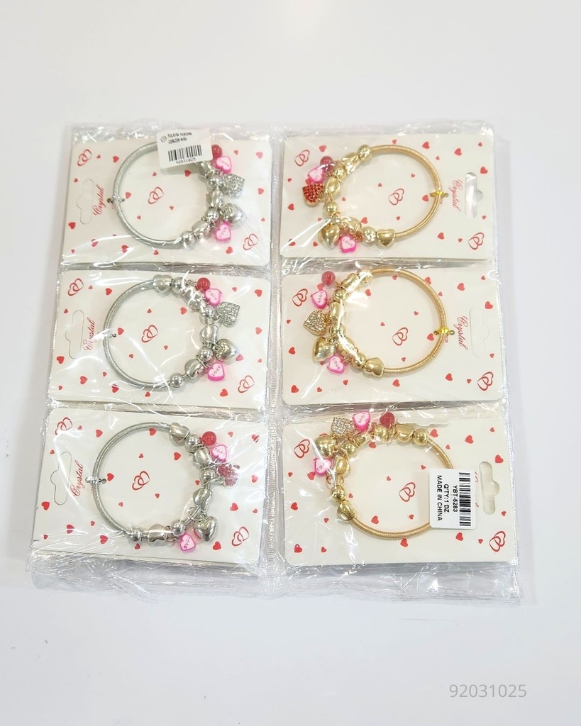 PULSERAS PANDORAS CORAZON
