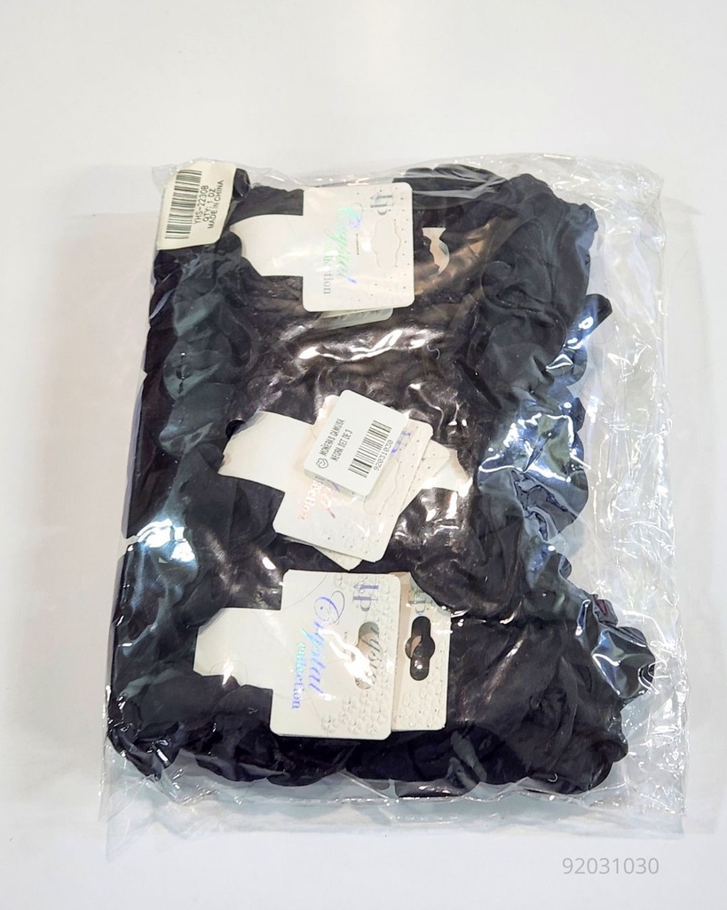 MOÑERAS GAMUSA NEGRA SET DE 3