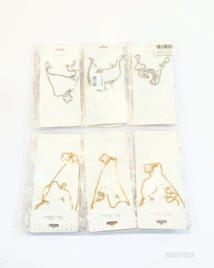COLLARES DOBLE TREBOL