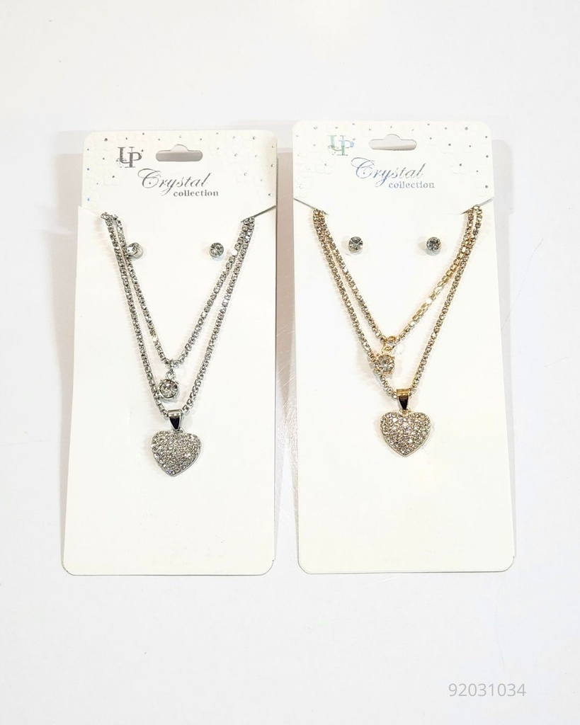 COLLARES DOBLE CORAZON