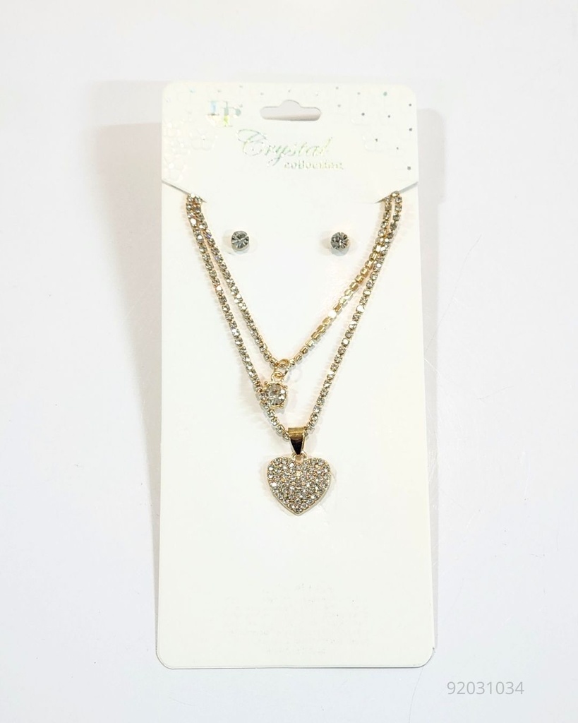 COLLARES DOBLE CORAZON