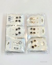 ZARCILLOS TOPITOS TREBOL SET DE 3