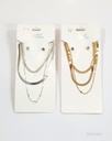 COLLARES CADENAS SET DE 3