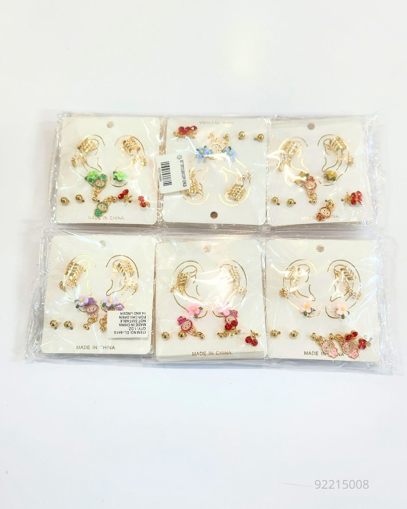 ZARCILLOS TOPITOS EAR CUPP CEREZA