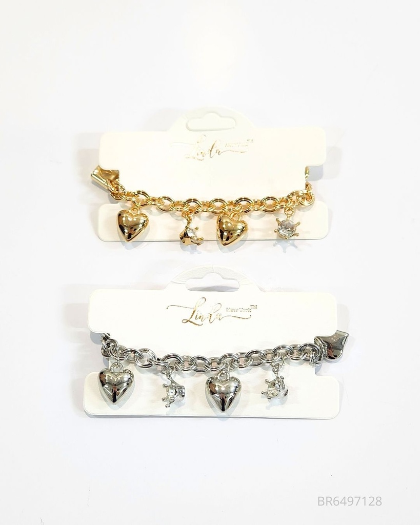 PULSERAS CADENA CORAZON