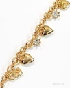 PULSERAS CADENA CORAZON
