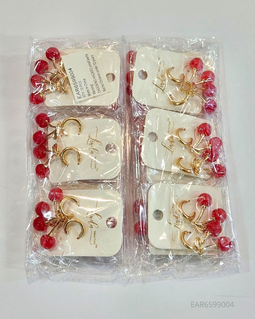 ZARCILLOS ARGOLLAS CEREZA