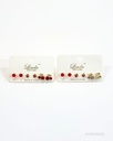 ZARCILLOS CEREZA SET DE 3 
