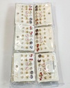 ZARCILLOS TOPITOS CEREZA SET DE 9