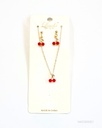 COLLARES CEREZA