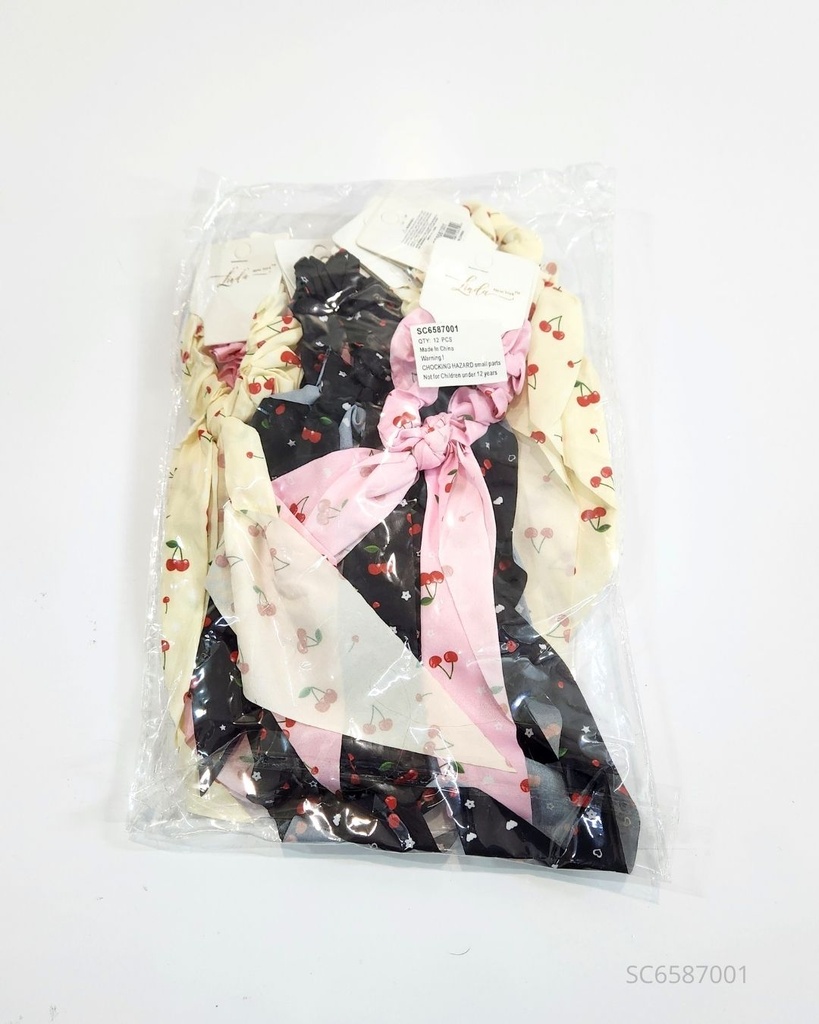 MOÑERAS SCRUNCHIE CEREZA