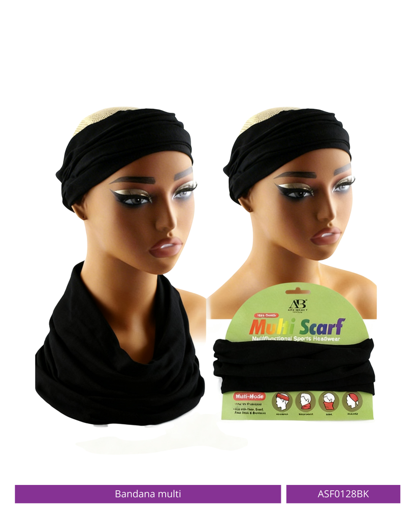 BANDANA MULTI SCARF NEGRA