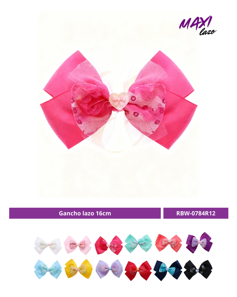 GANCHO LAZO 10CM CORAZON