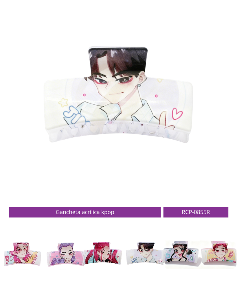GANCHETAS ACRILICA LAS GUERRERAS KPOP