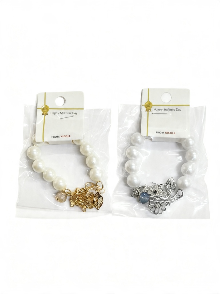 PULSERA PERLA FLORES