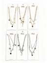 COLLAR CADENA TREBOL X3