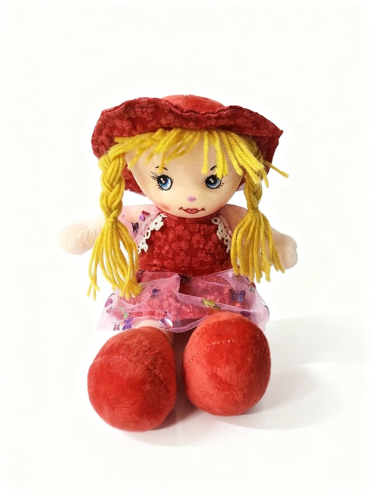 PELUCHE MUÑECA  DE  TRAPO