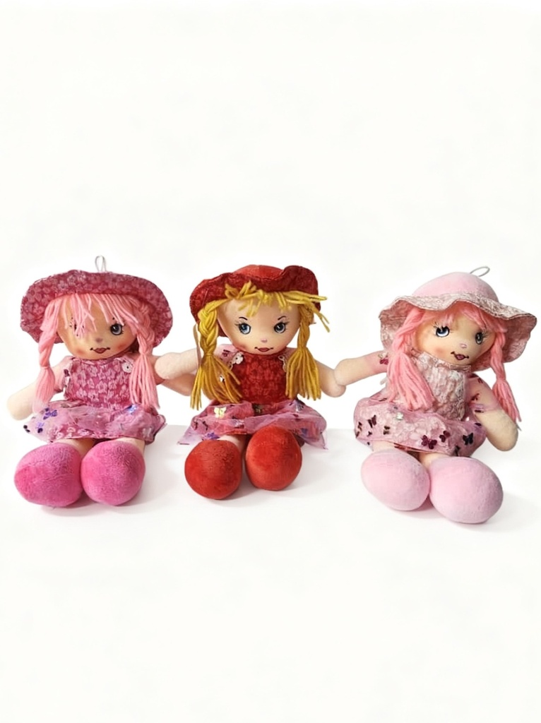 PELUCHE MUÑECA  DE  TRAPO