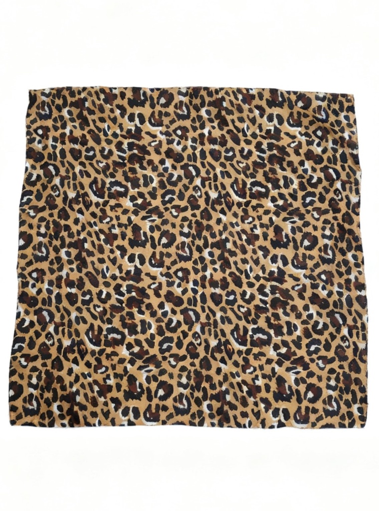 PAÑOLETA SEDA ANIMAL PRINT  70X70 CM