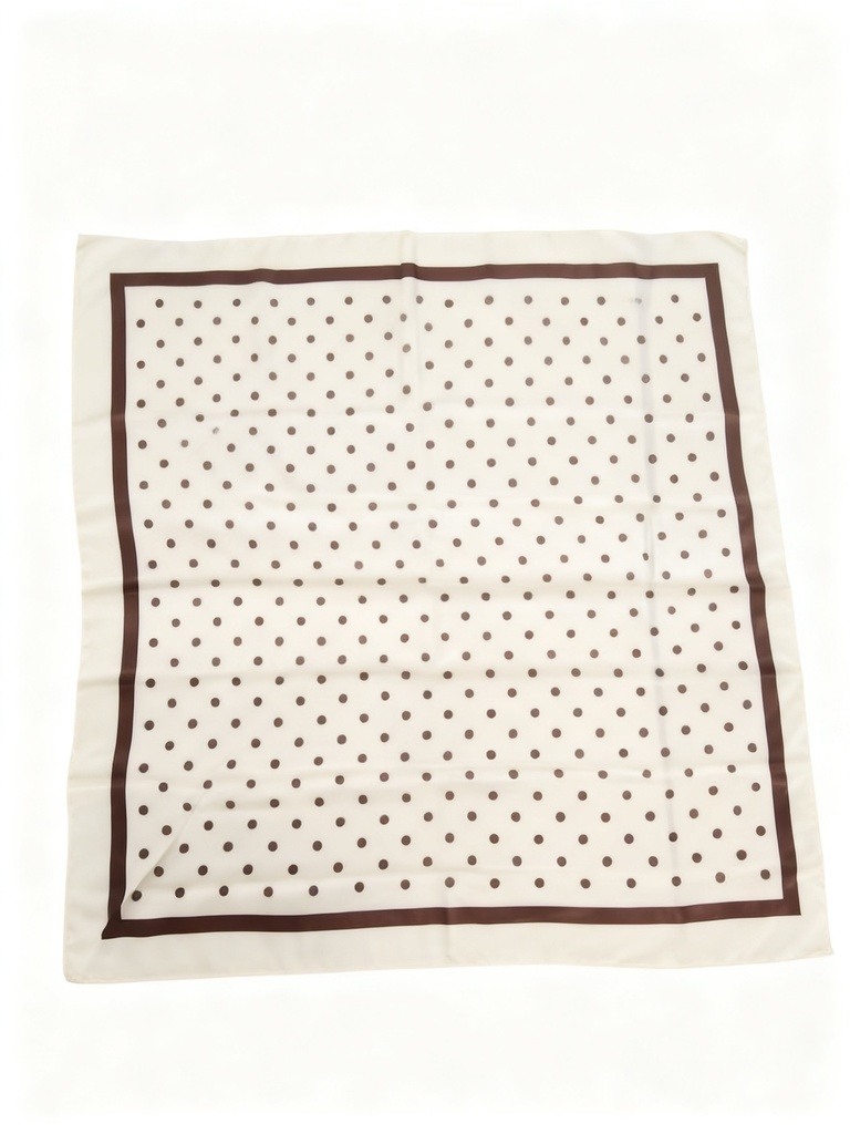 PAÑOLETA SEDA PUNTOS 90X90CM 