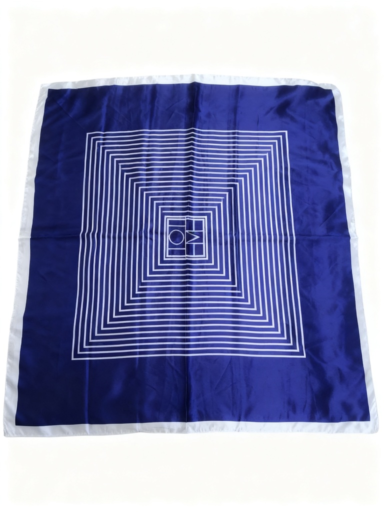 PAÑOLETA SEDA RAYAS 90X90CM 