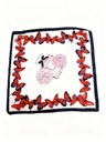 PAÑOLETA SEDA MARIPOSAS 96X96 CM