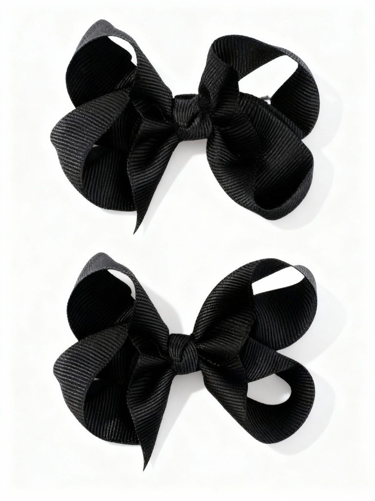 LAZOS PAR NEGROS (8CM)