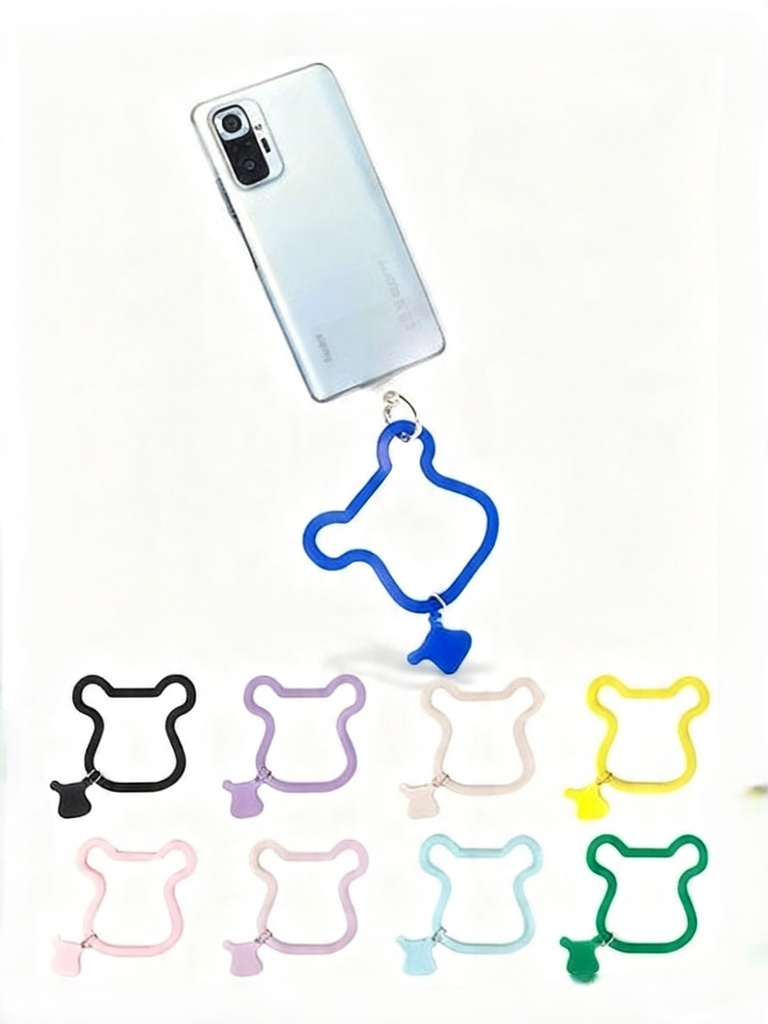 PULSERAS CELULAR SILICON PERRITO