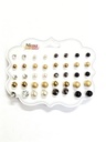 ZARCILLOS TOPITOS SET DE 20 PARES