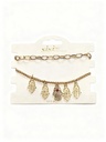 PULSERAS CADENAS VARIADAS SET DE 2