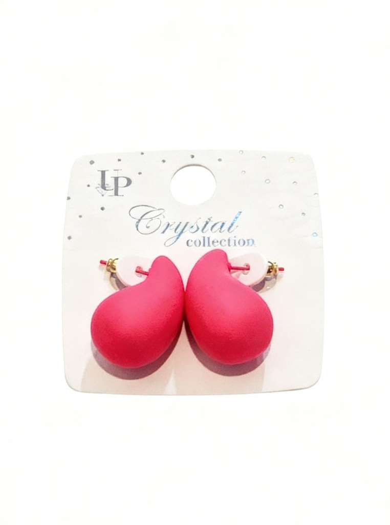 ZARCILLOS CHUNKY GOTAS COLORES MATE