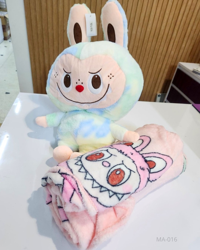 PELUCHES COBIJA LABUBU 