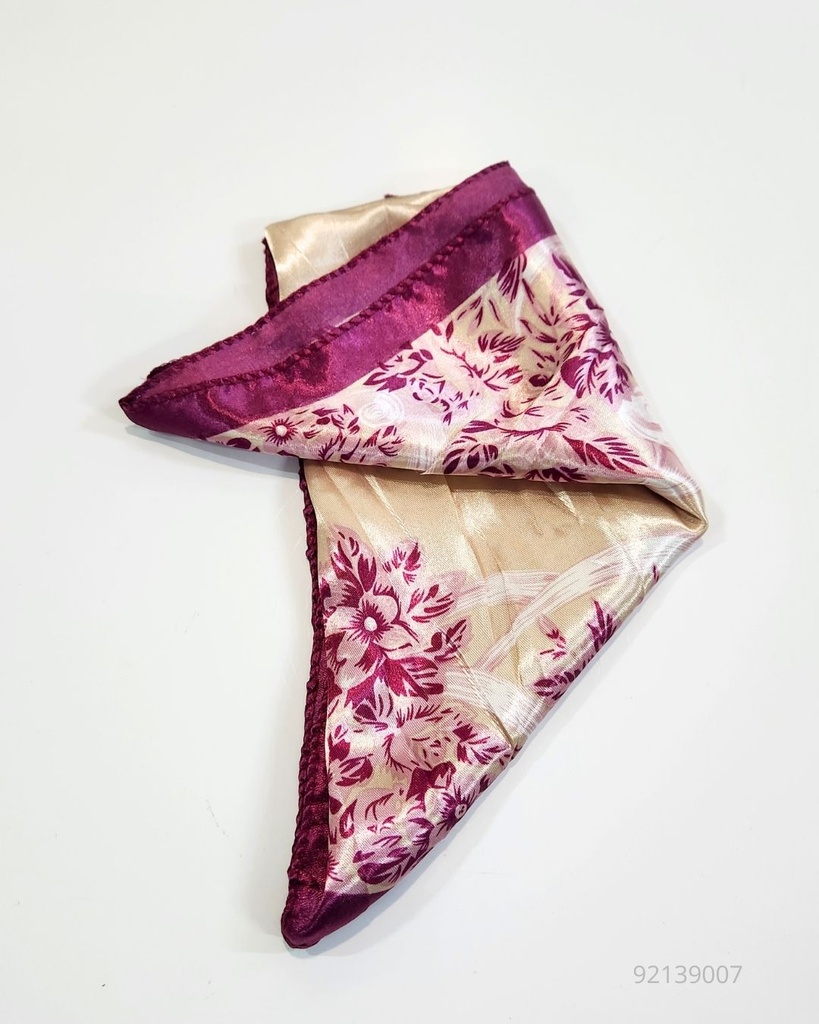 PAÑOLETAS DE SEDA FLORES