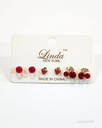 ZARCILLOS CEREZA SET DE 3 