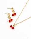 COLLARES CEREZA
