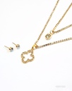 COLLARES DOBLE TREBOL