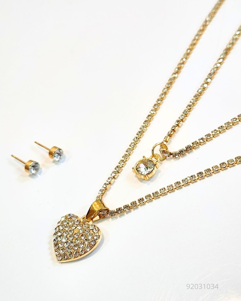 COLLARES DOBLE CORAZON