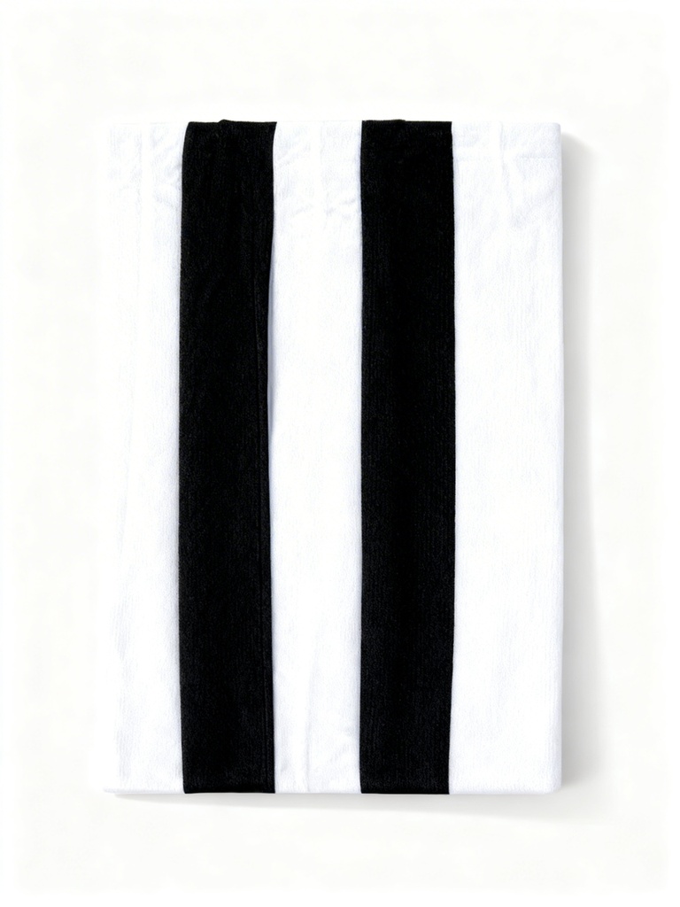 BANDANA LISA X 4 BLANCA Y NEGRA