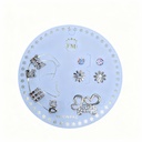 TOPITOS Y EAR CUFF MARIPOSA X5