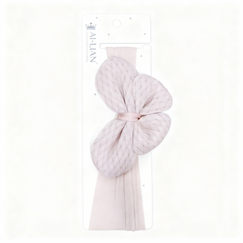 BANDANA LAZO MARIPOSA NIÑA  PASTEL