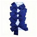 SET GACHOS LAZOS UNICOLOR X 4