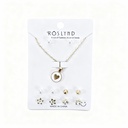 SET COLLAR Y TOPITOS NIÑA CIRCULO CORAZON