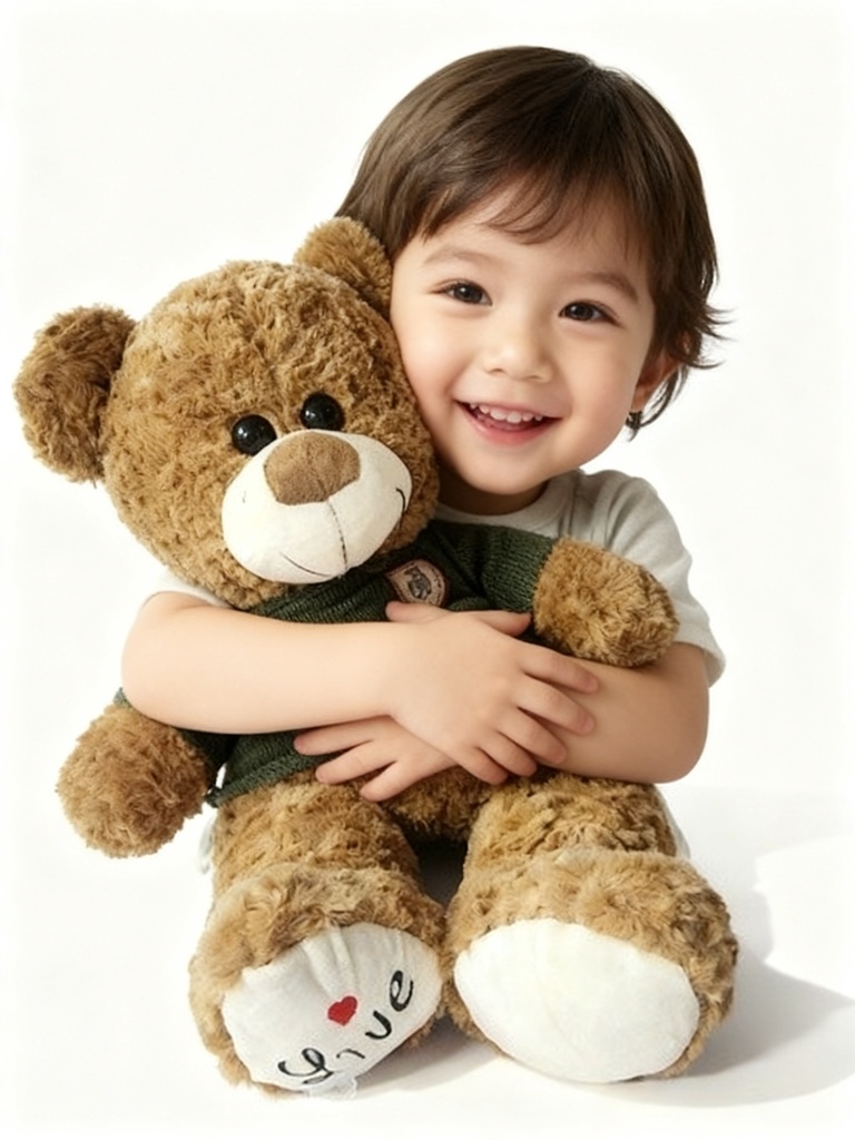 PELUCHE OSO MARRON CAMISA 50cm