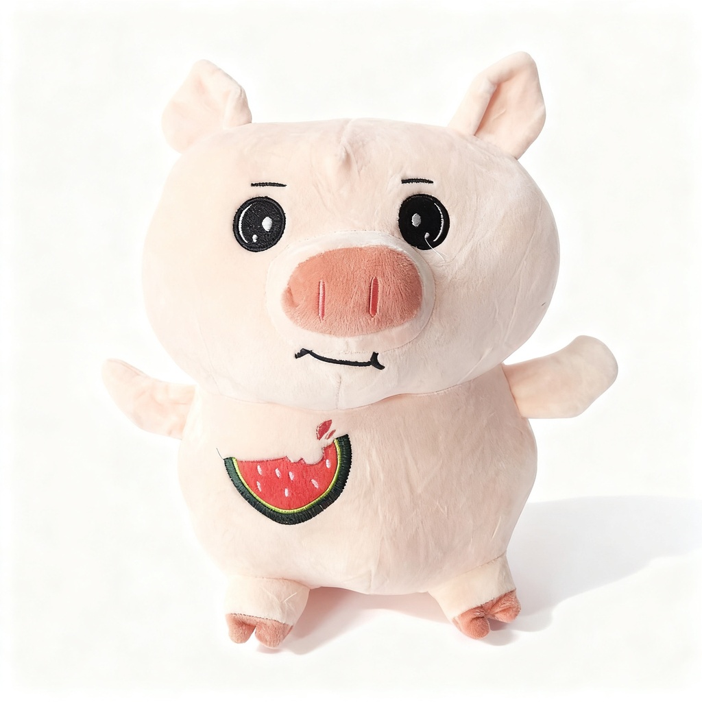 PELUCHE CERDITA FRESA 30CM