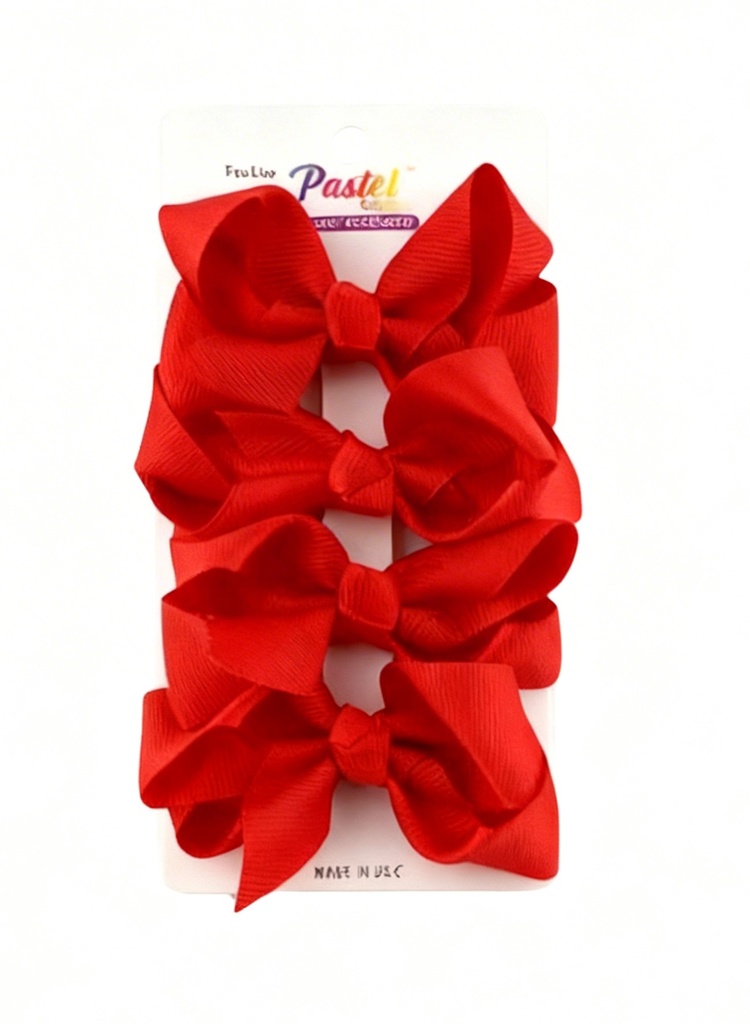 SET GANCHO LAZO ROJO X4